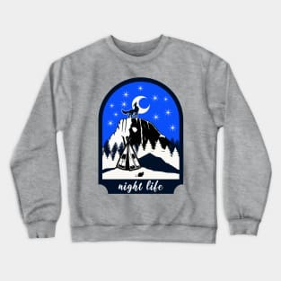 Starry Night Life Crewneck Sweatshirt